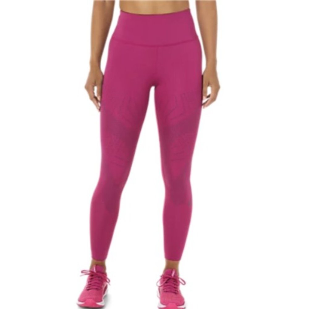 BNWT Asics Road Balance tight, running leggings, size XL (12-14), pink